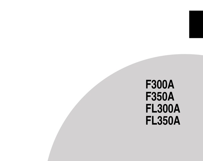 Yamaha F300A F350A FL300A FL350A Owners User Manual Guide 2009