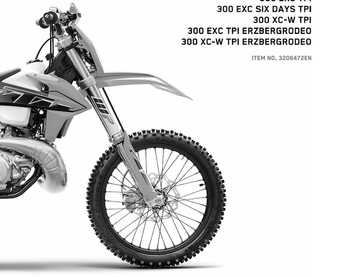 KTM 2022 - 250 300 Exc Six Days Xc-w Tpi Erzbergrodeo - Service Workshop Repair Manual