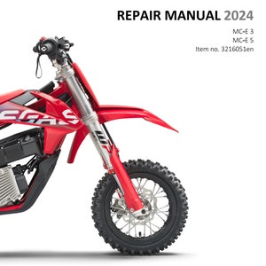 GasGas 2024 - MC-E 3 / MC-E 5 - Service Workshop Repair Manual