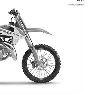 KTM 2023 - 85 Sx - Service Workshop Repair Manual