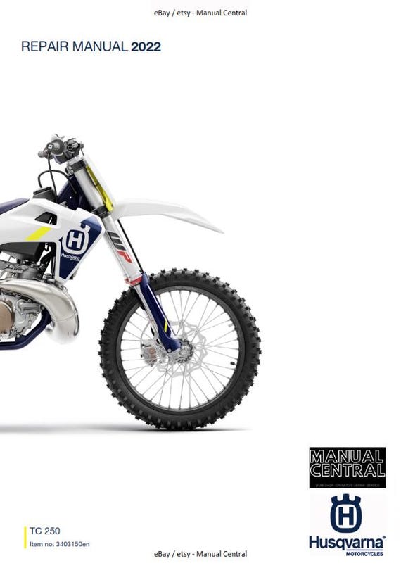 Husqvarna 2022 - TC 250 - Service Workshop Repair Manual