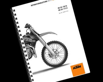 Impreso - Idioma alemán KTM 2013 - 85 SX 19/16 17/14 - Reparaturanleitung Service Workshop Repair Manual