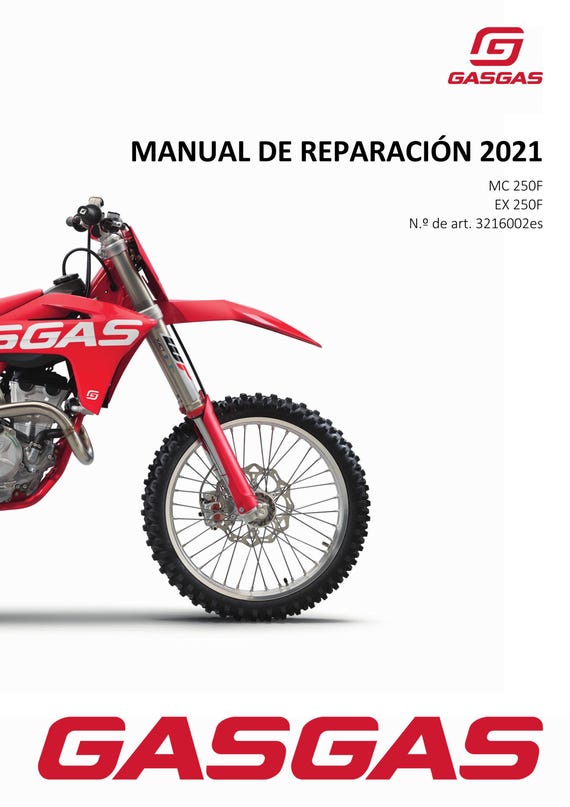 Spanish Language - Gasgas 2021 - MC EX 250F - Manual de Reparacion