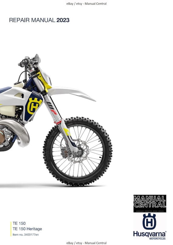Husqvarna 2023 - TE 150 Heritage - Service Workshop Repair Manual