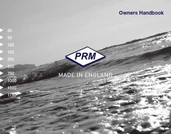 PRM - 80 90 120 150 260 500 750 1000 1500 1750 - Owners Handbook