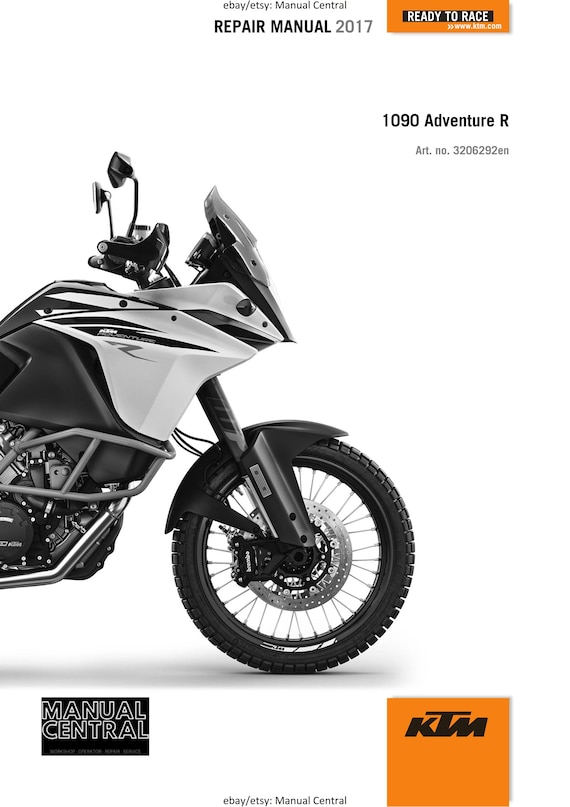 KTM 2017 - 1090 Adventure R - Service Workshop Repair Manual