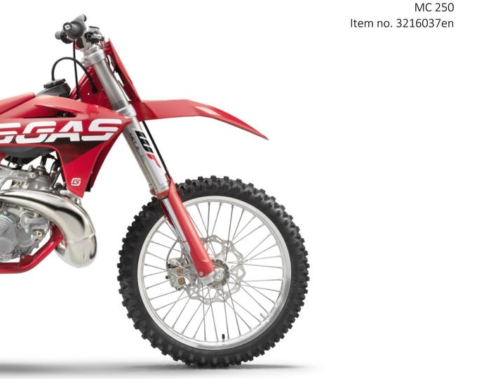 GasGas 2023 - MC 250 - Service Workshop Repair Manual