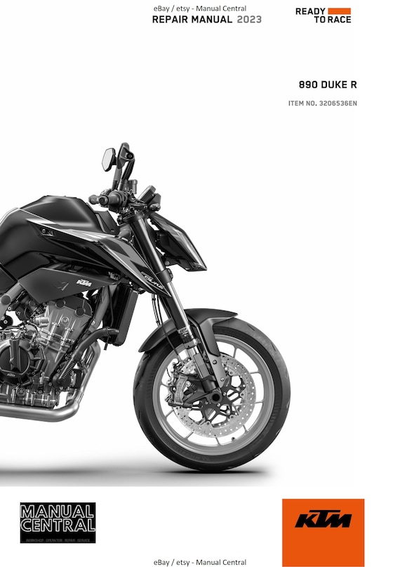 KTM 2023 - 890 Duke R - Service Workshop Repair Manual