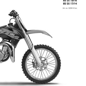 KTM 2013 - 85 SX 19/16 17/14 - Workshop Service Repair Manuals
