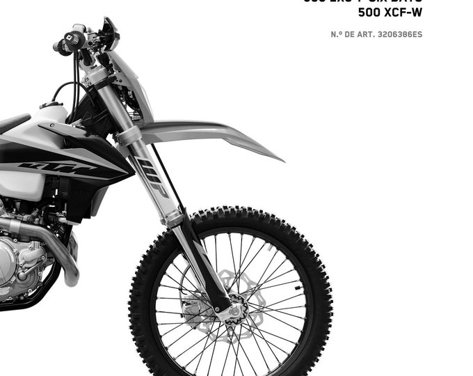 PDF - Spanish Language - KTM 2020 - 450 500 Exc-f Six Days Xcf-w - Manual de Reparacion