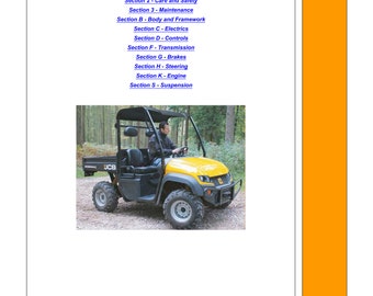 JCB Workmax 800D - Service Workshop Repair Manual