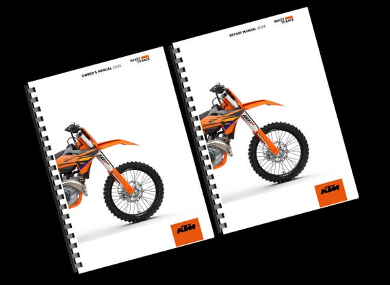 Printed - KTM 2026 - 2 Manual Set - Owners & Service Workshop Repair Manual