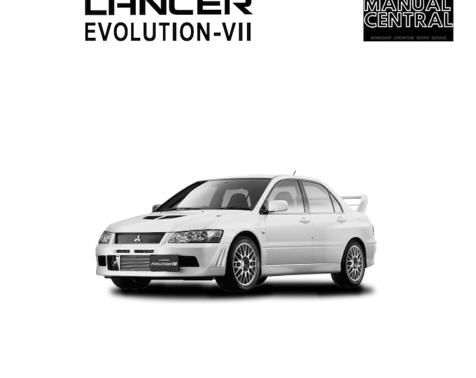 Mitsubishi Lancer Evolution Evo VII 7 - Body Repair Manual