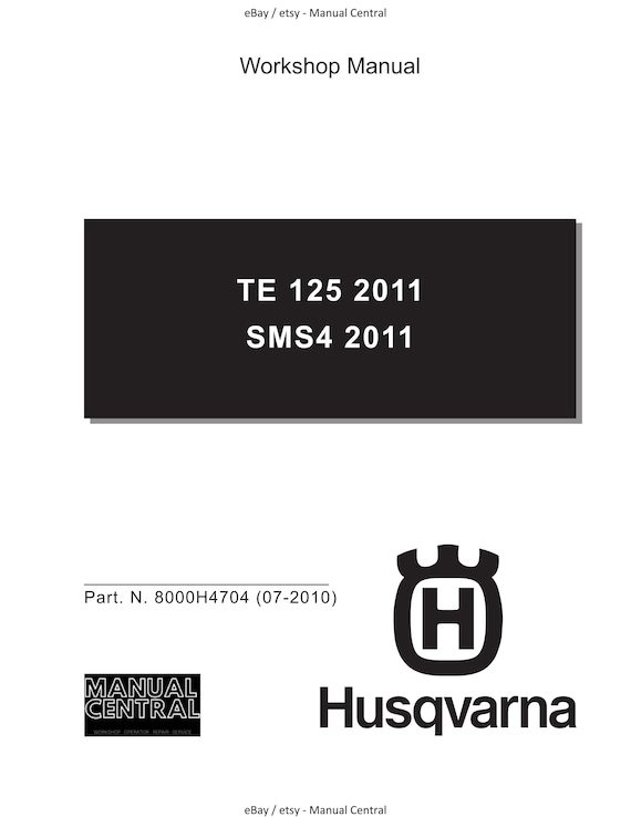 Husqvarna 2011 - TE 125 SMS4 - Engine Service Workshop Repair Manual