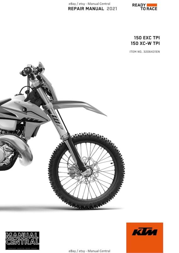 KTM 2021 - 150 Exc Xc-w Tpi - Service Workshop Repair Manual