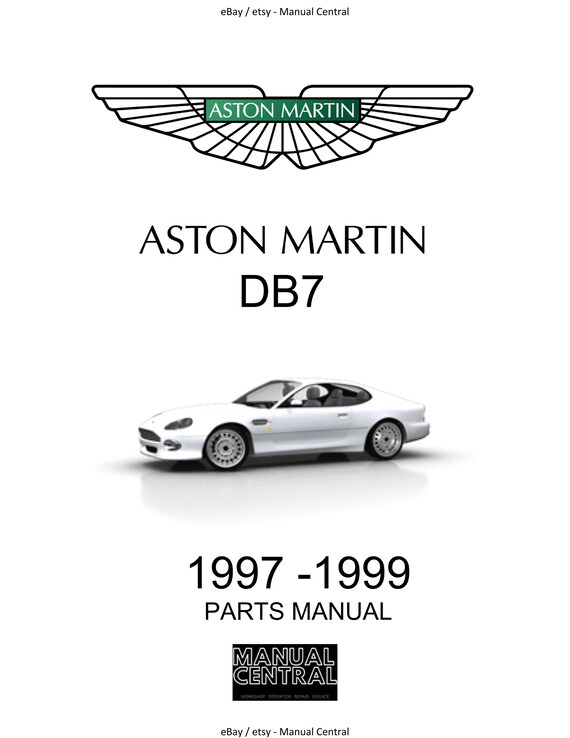 Aston Martin DB7 - 1997 1998 1999 Parts Manual