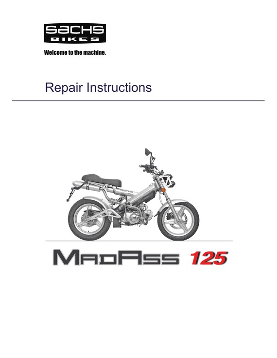Sachs Madass 125 Workshop Service Repair Manual