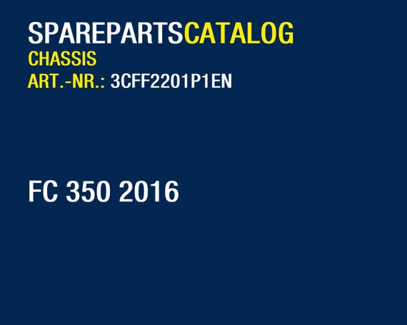 Husqvarna 2016 FC 350- Parts Manual Catalog