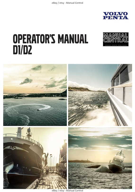 Volvo Penta - Owners Manual - D1 D2 Operator manual