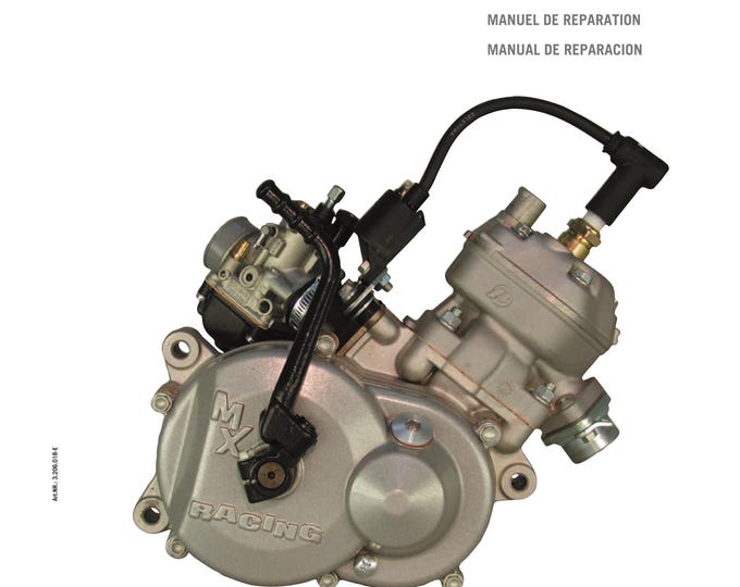 KTM 2002 To 2005 - 50 AC LC - Engine Service Workshop Repair Manual