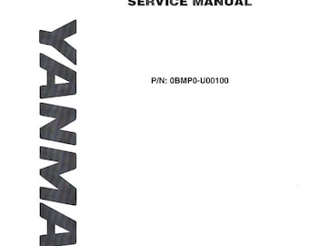 Yanmar MP Series Industrial Engines - 3mp2 4mp2 4mp4 Service Workshop Repair manual