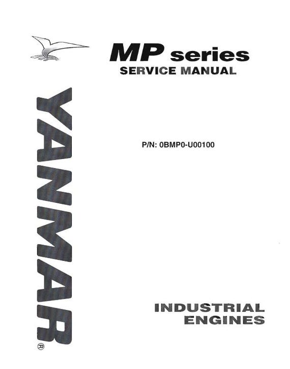 Yanmar MP Series Industrial Engines - 3mp2 4mp2 4mp4 Service Workshop Repair manual