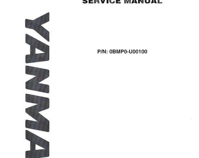 Yanmar MP Series Industrial Engines - 3mp2 4mp2 4mp4 Service Workshop Repair manual
