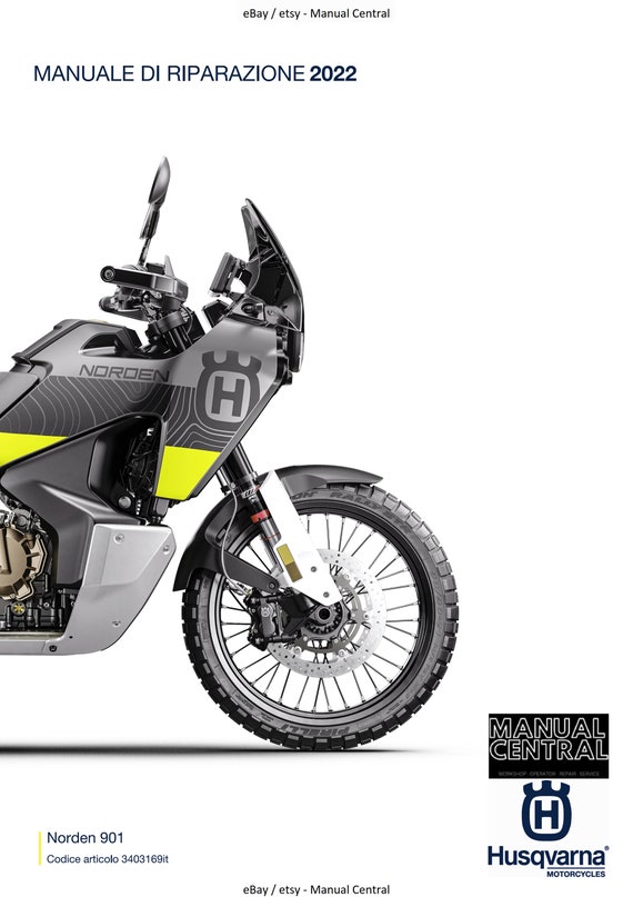 Italian Language - 2022 Husqvarna Norden 901 - Manuale Di Riparazione