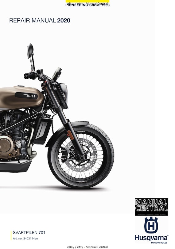 Husqvarna 2020 - Svartpilen 701 - Workshop Service Repair Manual