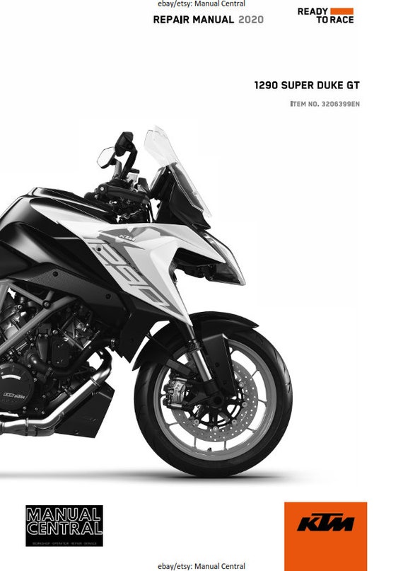 KTM 2020 - 1290 Super Duke GT - Service Workshop Repair Manual