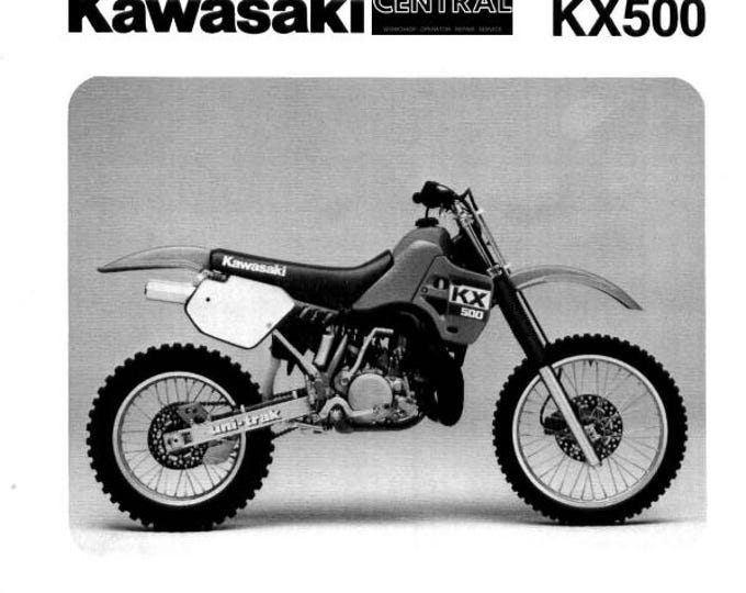 Kawasaki KX125 KX250 - 1990 TO 2004 - Workshop Service Repair Manual