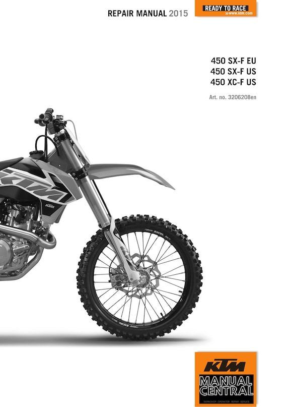 KTM 2015 - 450 Sx-f Xc-f - Service Workshop Repair Manual