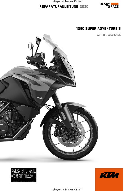 German Language - KTM 2020 -1290 Super Adventure S - Reparaturanleitung - Service Workshop Repair Manual