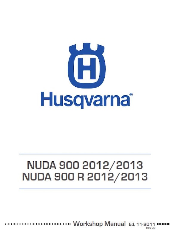 Husqvarna 2012 2013 - NUDA 900 R - Service Workshop Repair Manual