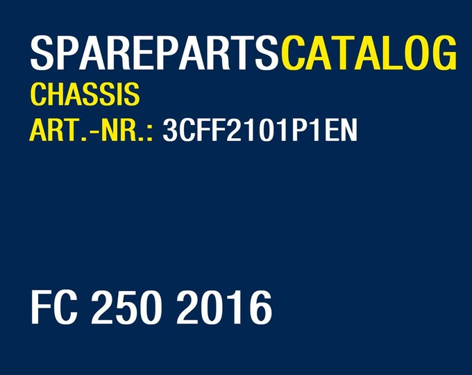 Husqvarna 2016 FC 250 - Parts Manual Catalog