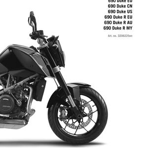 KTM 2015 - 690 Duke R - Service Workshop Repair Manual