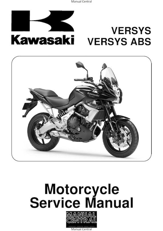 Kawasaki Versys ABS - 2010 2011 - KLE650CAF KLE650DAF KLE650CBF KLE650DBF Workshop Service Repair Manual