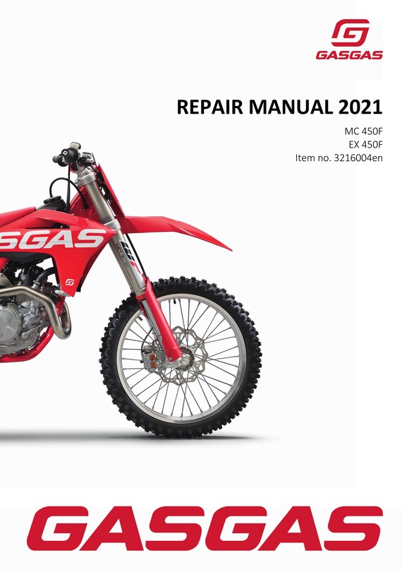 Gasgas 2021 - MC EX 450F - Workshop Service Repair Manual