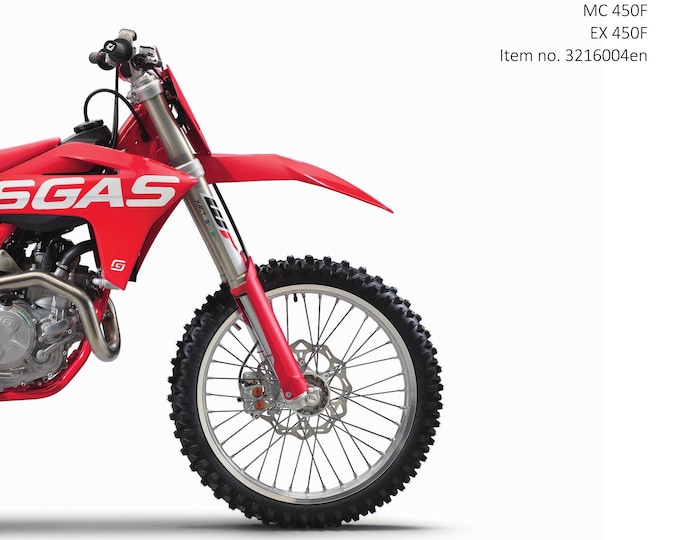 Gasgas 2021 - MC EX 450F - Workshop Service Repair Manual