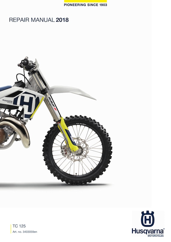 Husqvarna 2018 - TC 125 - Workshop Service Repair Manual