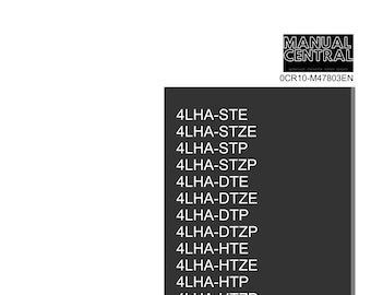 Yanmar-scheepsdieselmotor - 4LHA Ste Stze Stp Stzp Dte Dtze Dtp Dtzp Hte Htze Htp Htzp - Onderdelenhandleiding