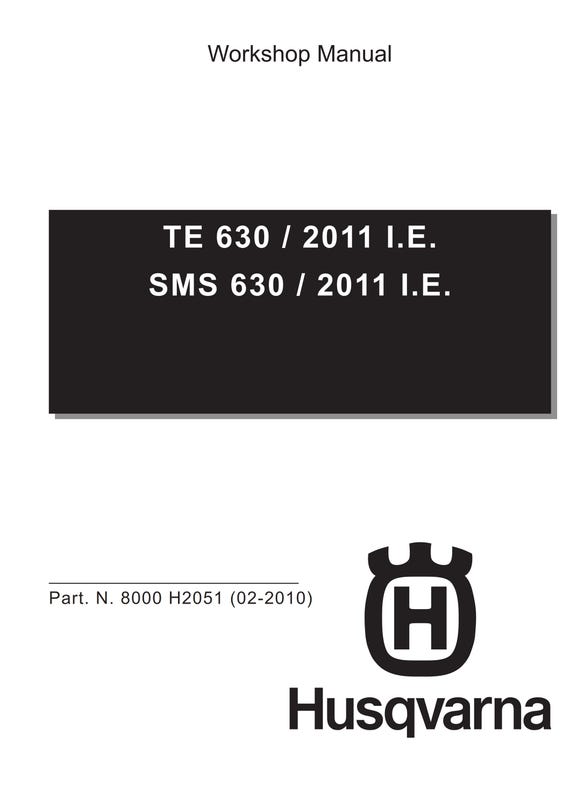 Husqvarna 2011 - TE Sms 630 - Service Workshop Repair Manual