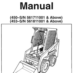 Bobcat - 450 453 - Service Workshop Repair Manual