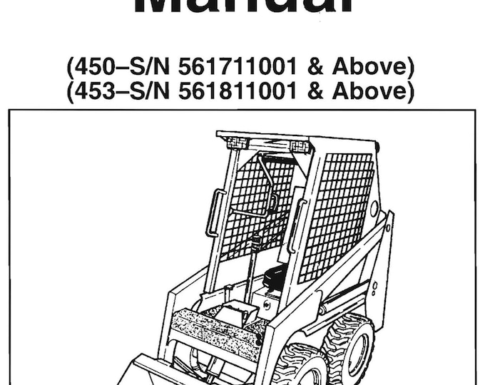 Bobcat - 450 453 - Service Workshop Repair Manual