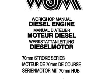 Kubota-dieselmotor - serie 70 mm slag - werkplaatsreparatiehandleiding
