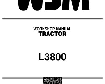 Manual de servicio y reparación del tractor Kubota L3800 - Publicación de 2006