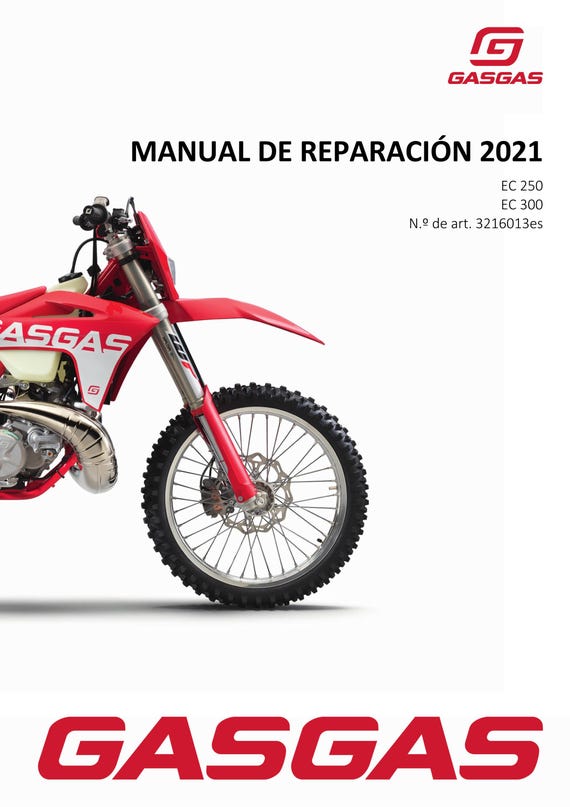 Spanish Language - Gasgas 2021 - EC 250 300 - Manual de Reparacion