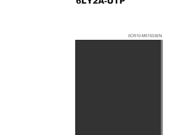 Yanmar Marine Diesel Engine - 6LY2 6LY2A STE STP UTP Parts Manual