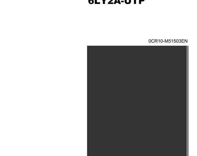 Yanmar Marine Diesel Engine - 6LY2 6LY2A STE STP UTP Parts Manual