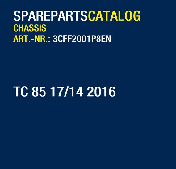 Husqvarna 2016 TC 85 17/14- Parts Manual Catalog